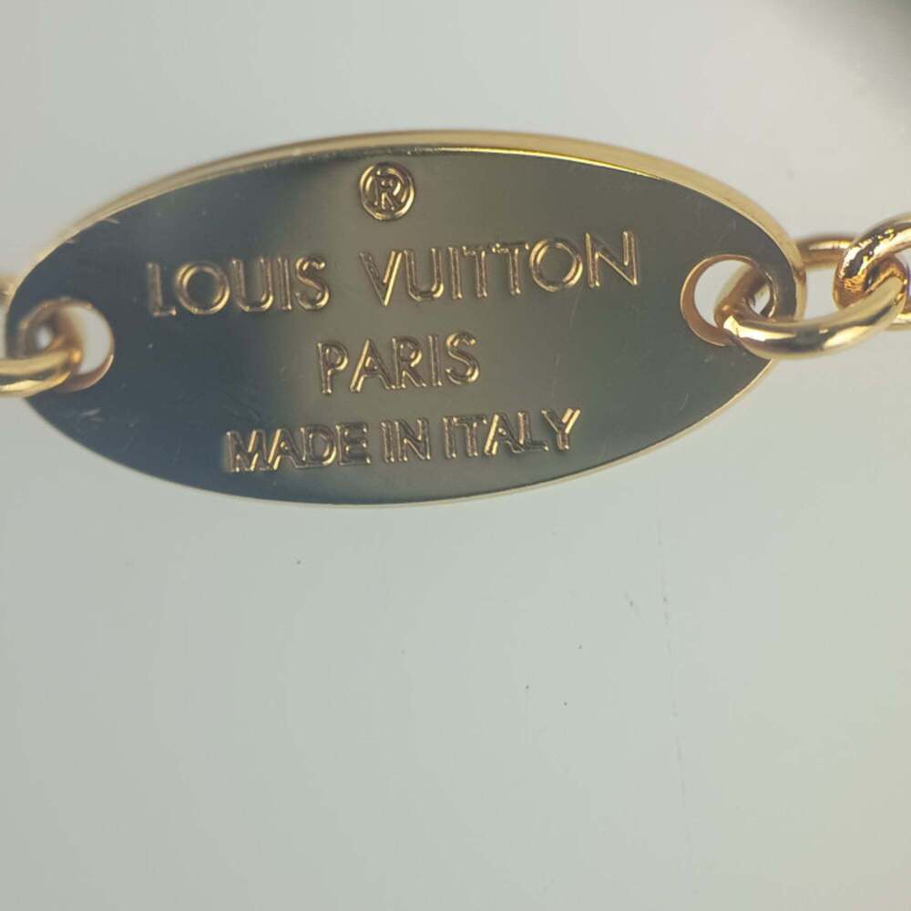 LOUIS VUITTON Gold Necklace - Picture 7 of 8